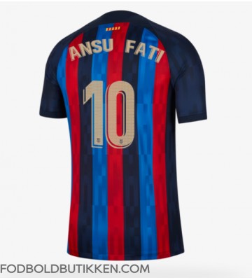 Barcelona Ansu Fati #10 Hjemmebanetrøje 2022-23 Kortærmet